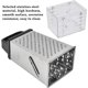 thumbnail image 4 of Rallador de acero inoxidable de 4 lados con mango ergonómico antideslizante, incluye recipiente medidor desmontable, perfecto para rallar, triturar, rebanar y rallar, apto para lavavajillas, 4 of 7