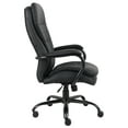 thumbnail image 3 of Boss Office Products Big and Tall Double Plush Caressoftplus Vinyl Office Chair, Black, 3 of 12