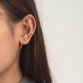 thumbnail image 3 of Women Ear Climber Lightning Crystal Snowflake Ear Wrap Crawler Leaf Ear Crawler, 3 of 10