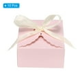 thumbnail image 3 of Cajas de Regalo, 10 Pcs Cajas de Regalo para Bodas con Cinta 3.5 x 3.5 x 2 Pulgadas Rosa, 3 of 6