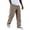 Khaki, variant on Men's Corduroy Pants Ribbed Texture Straight Leg Retro Streetwear Casual