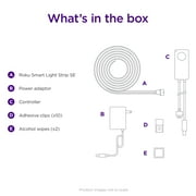 Roku Smart Home Smart Light Strip SE 16.4 ft with 16 Million Color Options, White Light Option, and Custom Presets - Indoor