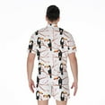 thumbnail image 2 of Toco Toucan Pattern Short Sleeve Men'S Rompers, Tropical Floral Hawaiian Toucan Toucan Casual Summer Jumpsuits Outfit, 2 of 4