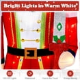 thumbnail image 5 of Gymax 2PCS 5 FT Lighted Nutcracker Soldier Christmas Decoration w/Glitter Sword Outdoor, 5 of 6