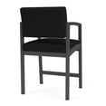 thumbnail image 5 of Lenox Steel Reception Waiting Room Healthcare Hip Chair / Charcoal Steel / Black, 5 of 5