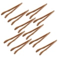 thumbnail image 1 of 10 piezas de pinzas de bambú para accesorios de té, pinzas para bolsas de café, pinzas prácticas para tazas, 1 of 6