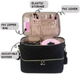 thumbnail image 2 of Qarigey Nail Polish Storage Bag Handbag with Cosmetic Zippers Travel Bag Sturdy Juegos de manicura Tipo 1, 2 of 5