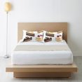 thumbnail image 6 of Yayeee Pillowcase King Size Set of 2 Satin Wrinkle Resistant Pillow Case, White Cakes Pattern, 6 of 7