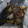thumbnail image 2 of Homewish Child Rustic Rooster Fabric by the Yard 2 Yards, Cartoon Farm Animal Sewing Fabric, Countryside Fabric for Sewing, Lightweight Room Decor, 2 of 6