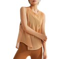 thumbnail image 1 of B91xZ Womens Tops Plus Size Athletic Racerback Sports Tank Tops,Orange M, 1 of 4