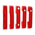 thumbnail image 1 of Cubierta de manija de puerta exterior Trim delantero izquierdo, delantero derecho, trasero izquierdo, trasero derecho y manija de puerta del maletero para Ford Bronco 2021-2025, rojo, ABS, 1 juego, 1 of 7