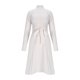 thumbnail image 5 of mfyjkho Vestidos para mujer, Vestido de suéter de cuello redondo para mujer Vestido de cuello redondo de manga larga Vestidos de playa para mujer m, 5 of 7