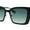 Black Green Tortoise - Green, variant on Womens Contemporary Mod Design Metal Rim Rectangle Cat Eye Sunglasses Black Blue Tortoise - Smoke
