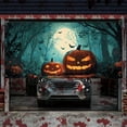 thumbnail image 4 of GiLiling Moon Night Halloween Garage Door Cover Banner​​ | Large Outdoor Hanging Decor for Yard Displays, Spooky Wall Transformations, and Thematic Atmosphere Creation with Easy Installation, 4 of 8