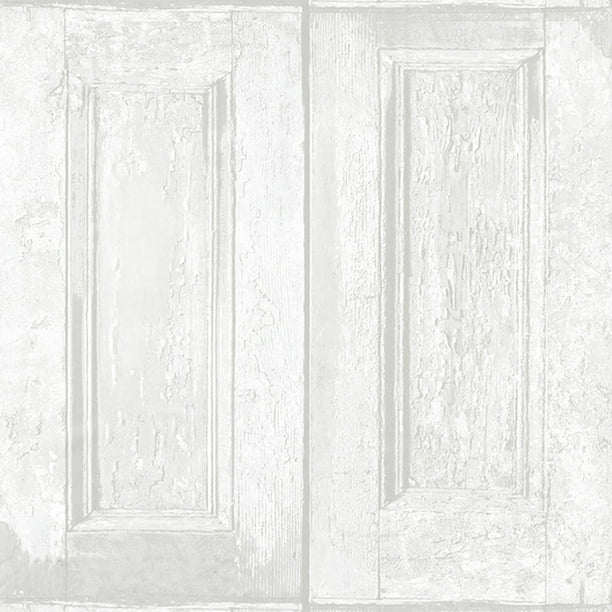 Whitewash Panelling Wallpaper Wood Effect