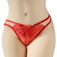 thumbnail image 1 of Panty Sexy Gibobby Ajuste Calzoncillos Cintura Malla para Mujer Color Sólido Rojo L, 1 of 4