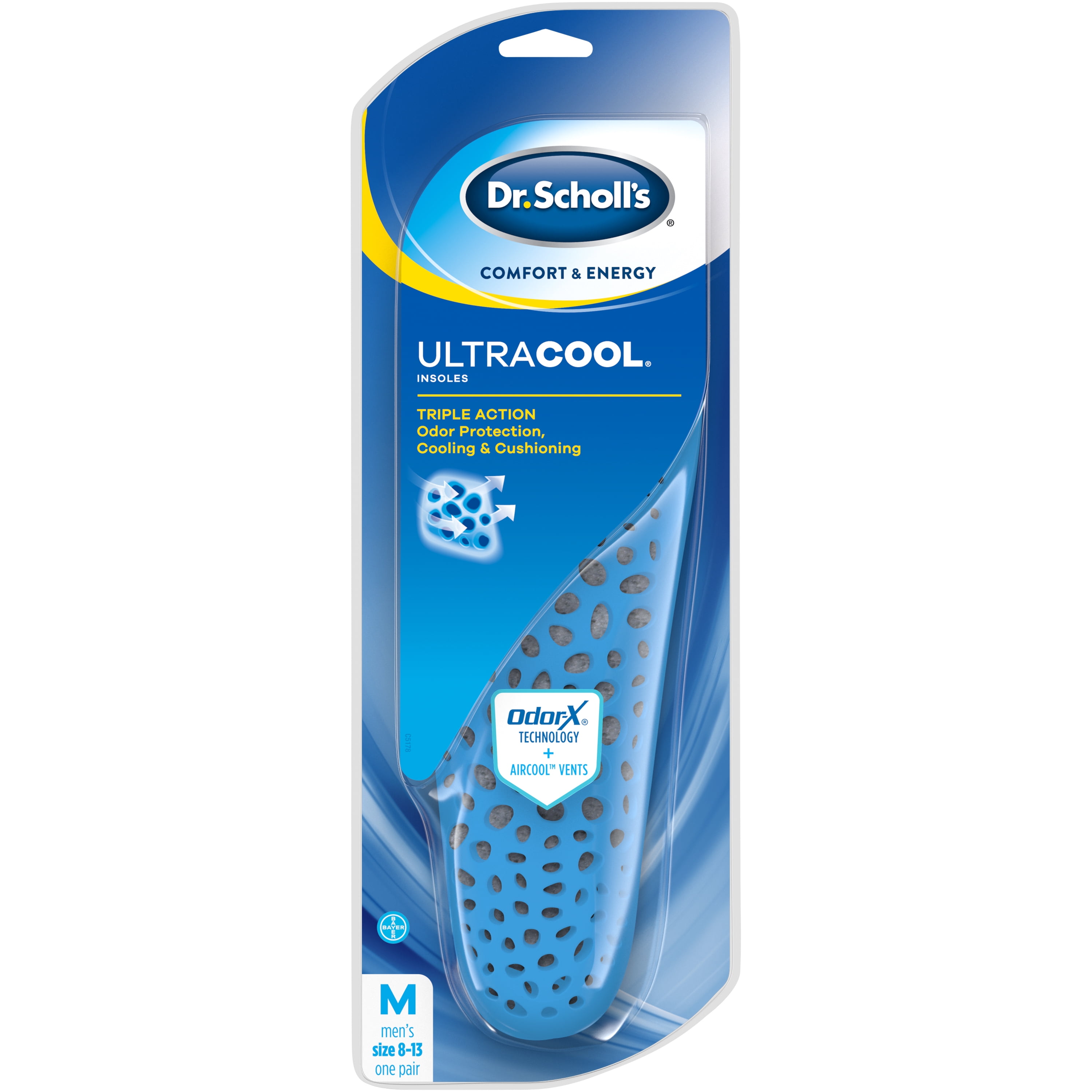 Energy UltraCool Insoles for Men 
