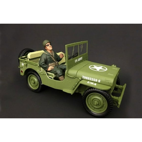 WWII US ARMY Soldier #3, American Diorama 77412 - 1/18 Scale Hand Painted Figure