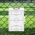 thumbnail image 4 of Tablero de entrenamiento de fútbol, portapapeles táctico de estrategia, portapapeles profesional reutilizable para entrenadores de fútbol, tablero de, 4 of 8