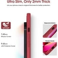 thumbnail image 4 of Liquid Silicone Case for iPhone 13 Mini - [Camera All-Round Protection] [Soft Microfiber Lining Anti-Scratch] 4 Layer Full Covered Shockproof Gel Rubber Phone Case Cover, 5.4", Red, 4 of 15