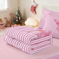 thumbnail image 5 of Manfei Initial Queen Comforter Set with Fitted Sheet and 2 Pillowcases, Pink B, Pink Reversible, 5 of 7