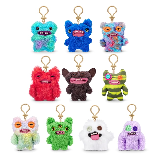 Llaveros Fuggler Series 3 de ZURU Funny Ugly Monster (paquete de 3)