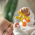 thumbnail image 2 of Nûby™ Geo Zoos™ Soft Silicone Teether - Giraffe, 2 of 7
