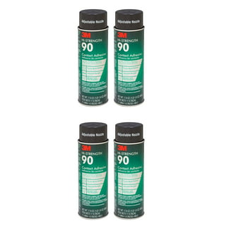 3M Hi-Strength Spray Adhesive 90 Inverted Clear 24 Fl Oz Can 