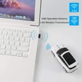 thumbnail image 4 of PloutoRich Wireless Mouse, 2.4GHz Car Shaped Wireless Mouse 1600 DPI Optical Cordless Mice with USB Receiver for Office School Travel for PC Computer Laptop Gift, 4 of 9
