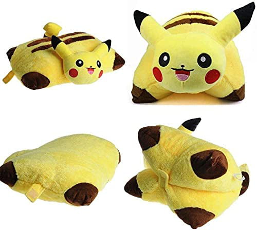 Very Soft Plush Pikachu Pillow Cute Yellow Pillow Cartoon Pillow Pet Pillow-Soft Pillow P2 Collapsible Cartoon Pillow Soft Plush Pikachu Pillow