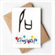 thumbnail image 1 of La inscripción chino Apellido personaje Shi Sobre de la Carta de felicitación de la tarjeta de matrimonio, 1 of 4
