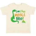 thumbnail image 3 of Inktastic Middle Brother Boy Dinosaur Announcement Boys Toddler T-Shirt, 3 of 5