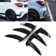 thumbnail image 4 of Rear Bumper Canard, Simple Installation Durable Impact Resistant Rear Bumper Splitter 2pcs  For Car, 4 of 8