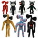 thumbnail image 1 of Cabeza de sirena de dibujos animados, gato negro de terror, muñeco de peluche para niños, cumpleaños, lámpara de cabeza de sirena blanca de 40cm, 1 of 1