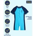 thumbnail image 2 of iXtreme Boys' Sunsuit - UPF 50+ One Piece Rashguard Bodysuit Swimsuit - Sun Protection Swimwear 4-13, 2 of 7