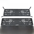 thumbnail image 1 of License plate frame European license plate frame license plate frame PP plastic switch type license plate frame, 1 of 5