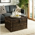thumbnail image 5 of happimess Caden 30" Wicker Storage Trunk, Brown, HPM9001B, 5 of 11
