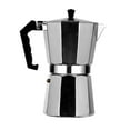 thumbnail image 2 of Moka Pot Italian Stovetop Coffee Maker Aluminum Alloy European Style Octagonal Utensil9 Cup 450ml, 2 of 5