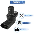 thumbnail image 4 of Sensor de posición del árbol de levas Unique Bargains para Ford Fiesta 2011-2019 2 uds Metal plástico negro, 4 of 6