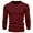 Wine, variant on HAiming Men Knitted Sweaters Solid Color Round Neck Long Sleeved Pullover Tops Fall Winter Casual Base Shirt Jumper