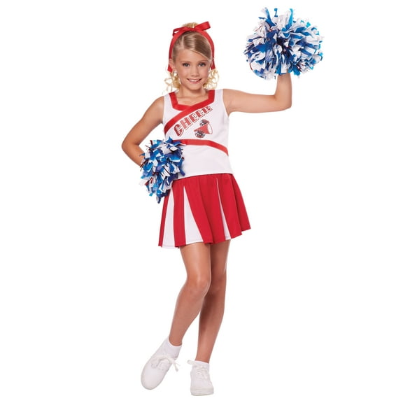 California Costumes Cheerleader Girl's Halloween Fancy-Dress Costume for Child, XL