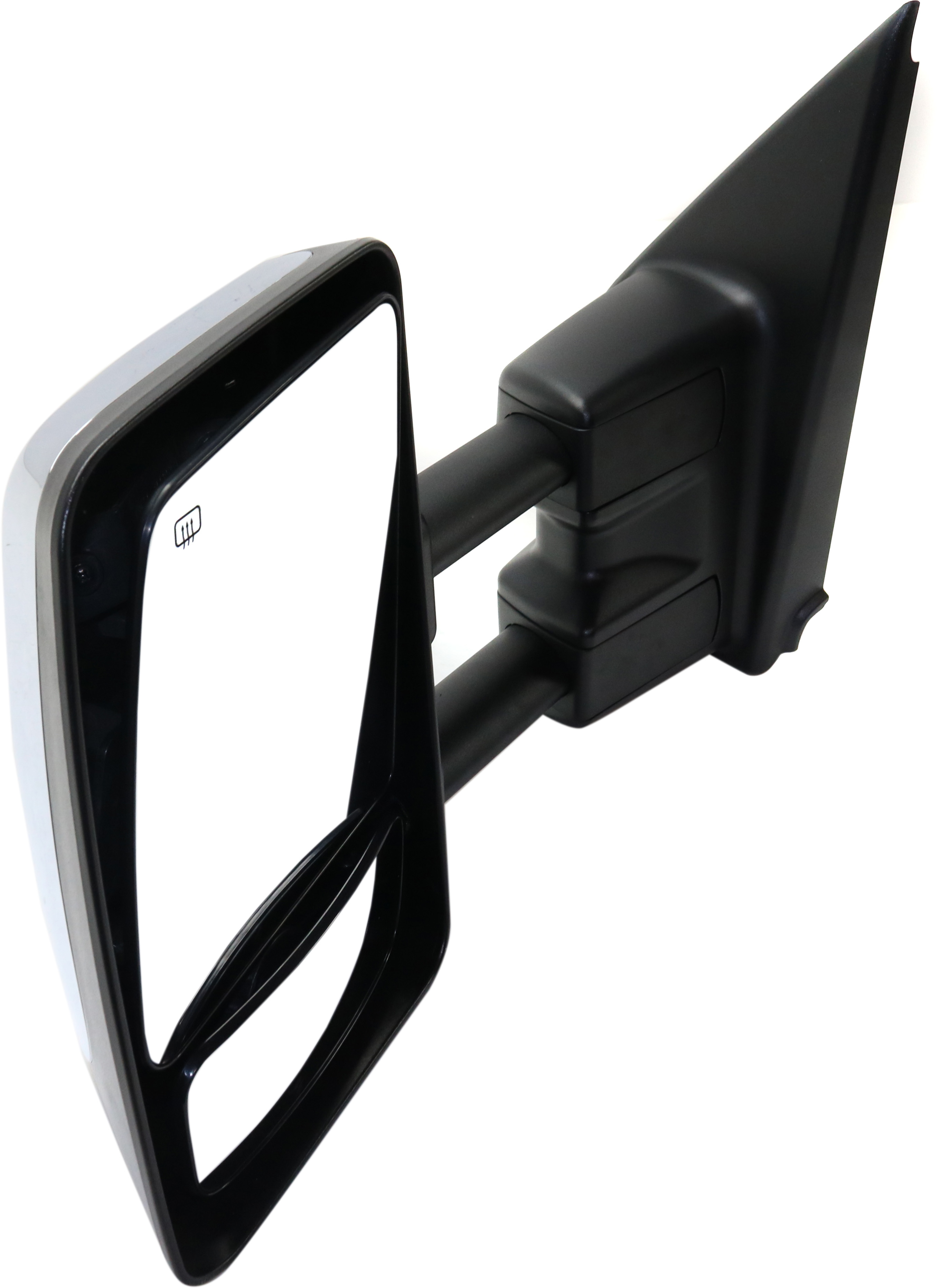 Towing Mirror Compatible With 2012-2018 Nissan NV3500 NV2500 Left Driver Side Heated w/ Blind Spot Corner Glass Chrome Kool-Vue