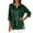 Green, variant on HXWCHs Shimmering Casual Long Sleeve top for Plus Size Elegant Knit top with Subtle Shine and Comfort Fit - Everyday for Spring and Autumn M Green