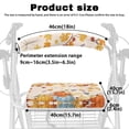 thumbnail image 6 of HELLHERO Pumpkin Maple Leaf Seat & Backrest Covers Easy Install for Unisex Non-Slip Cover Rollator Seat Back Cover for Seniors Men Women, 6 of 7