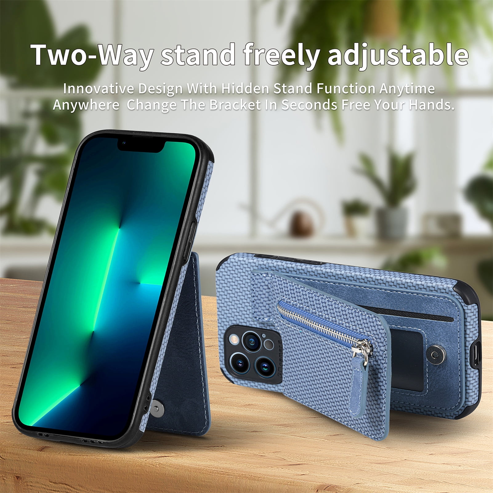 Dteck iPhone 11 Pro,Protective Magnetic Case with Card Holder
