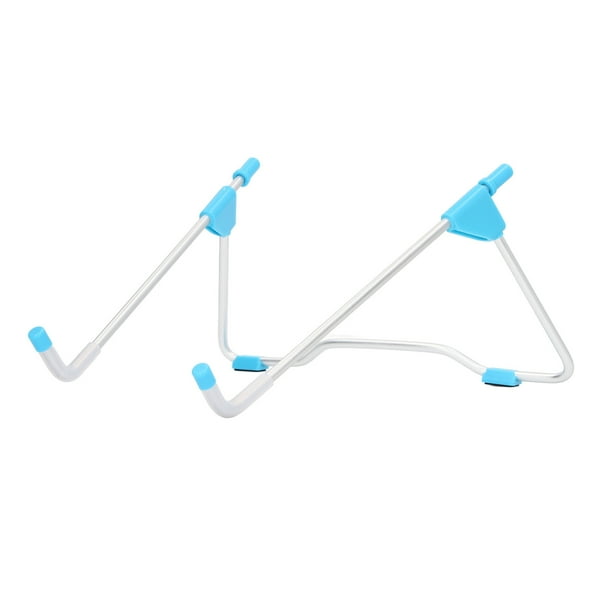 Soporte Plegable Para Computadora Portátil, Soporte De Escritorio Para Computadora Portátil, Diseño Hueco Antideslizante, Azul Para Oficina