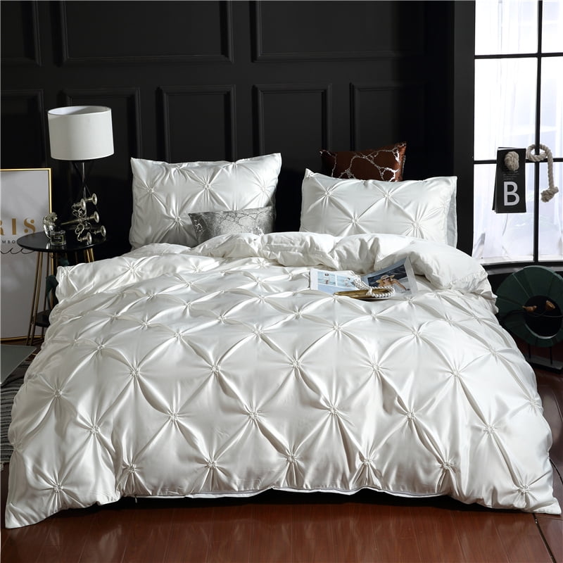 Double Queen King Size Bedding Set, Silk King Size Bedding Sets