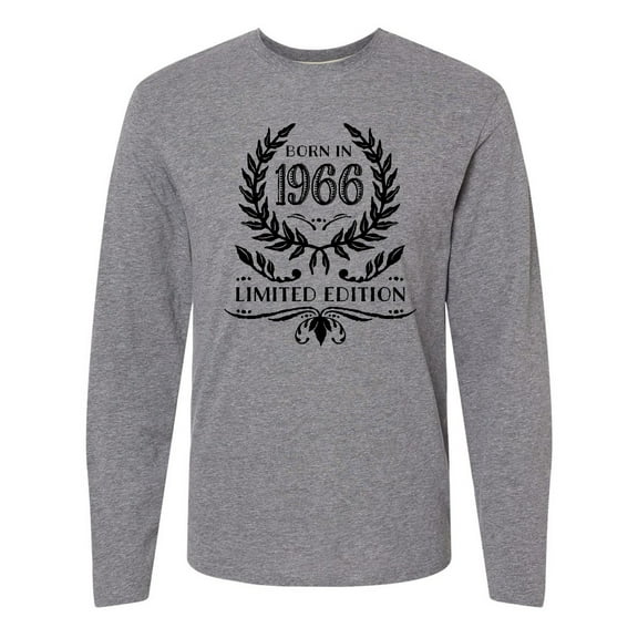 Inktastic Born in 1966 Limited Edition Long Sleeve T-Shirt