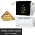 thumbnail image 5 of Citrine Crystal Pyramid 1" Inch, 5 of 5