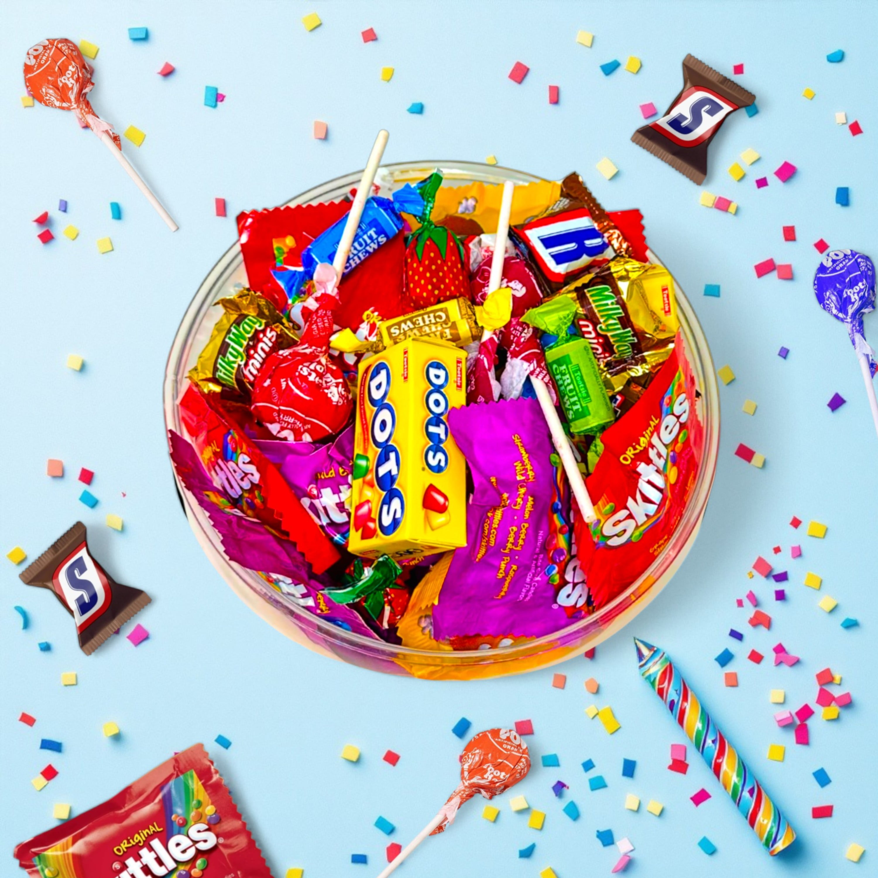 Bulk 5lb Piñata Candy Mix – Assorted Lollipops, Gummies & Hard Candies – Party Favor & Holiday Filler for Birthdays, Halloween & Easter